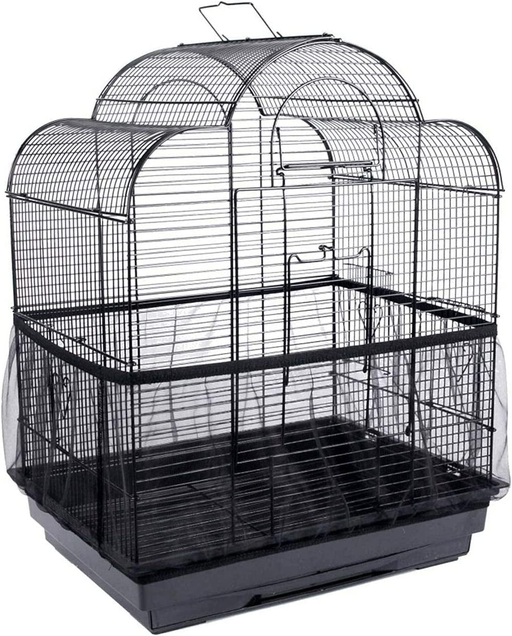 Receptor de semillas universal para jaulas de pájaros