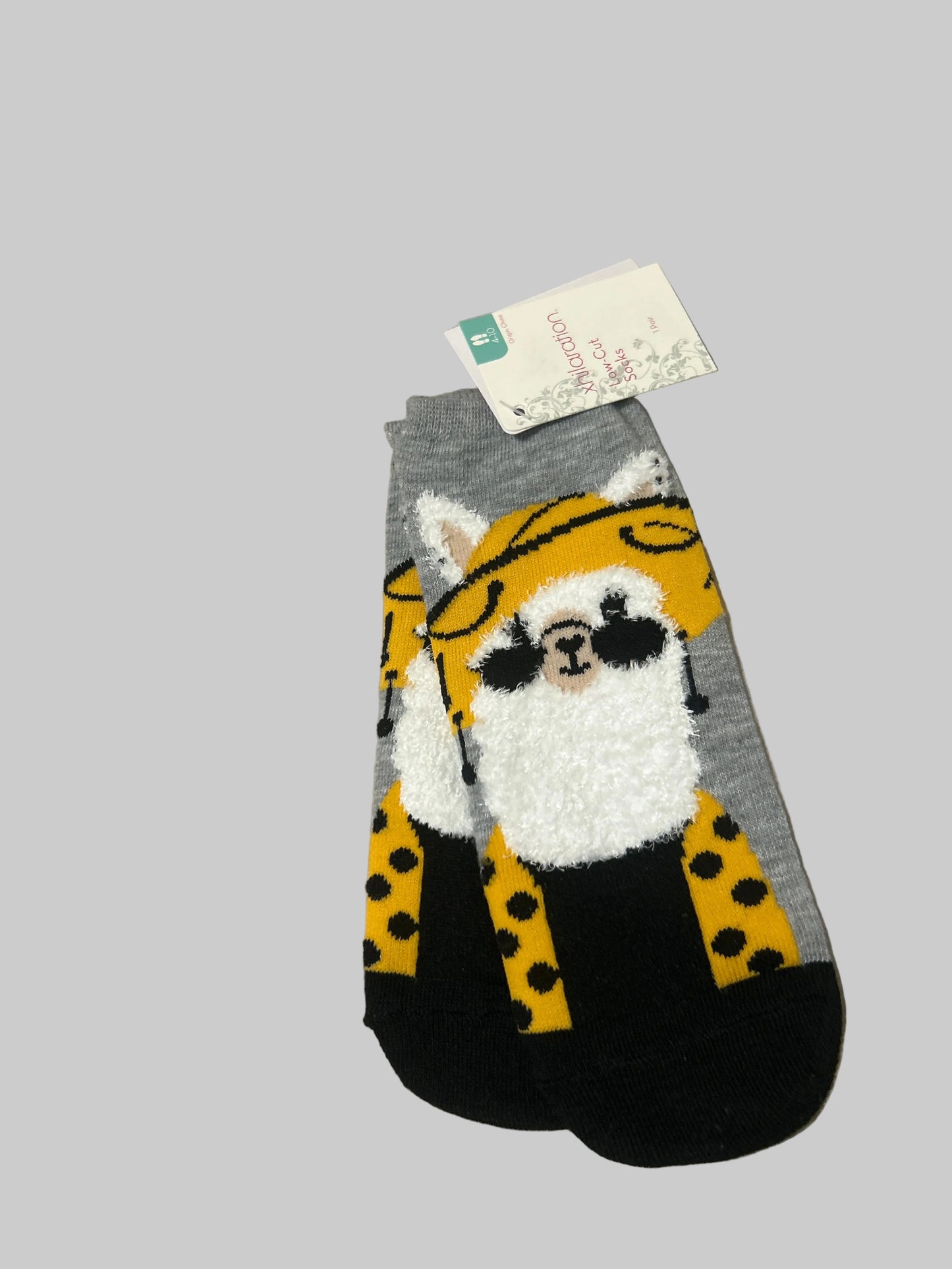 Low-Cut Winter Socks - Llama