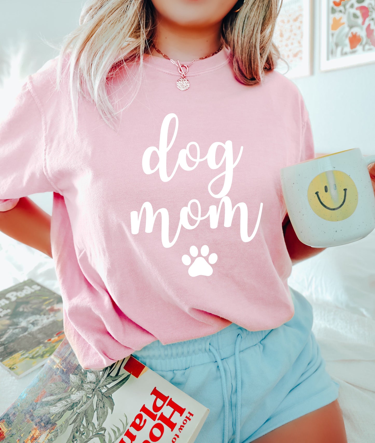 T-shirt Dog Mom Comfort Colors (police Joshico)