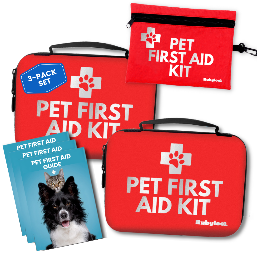 Kit de primeros auxilios para perros y gatos con elementos esenciales aprobados por veterinarios