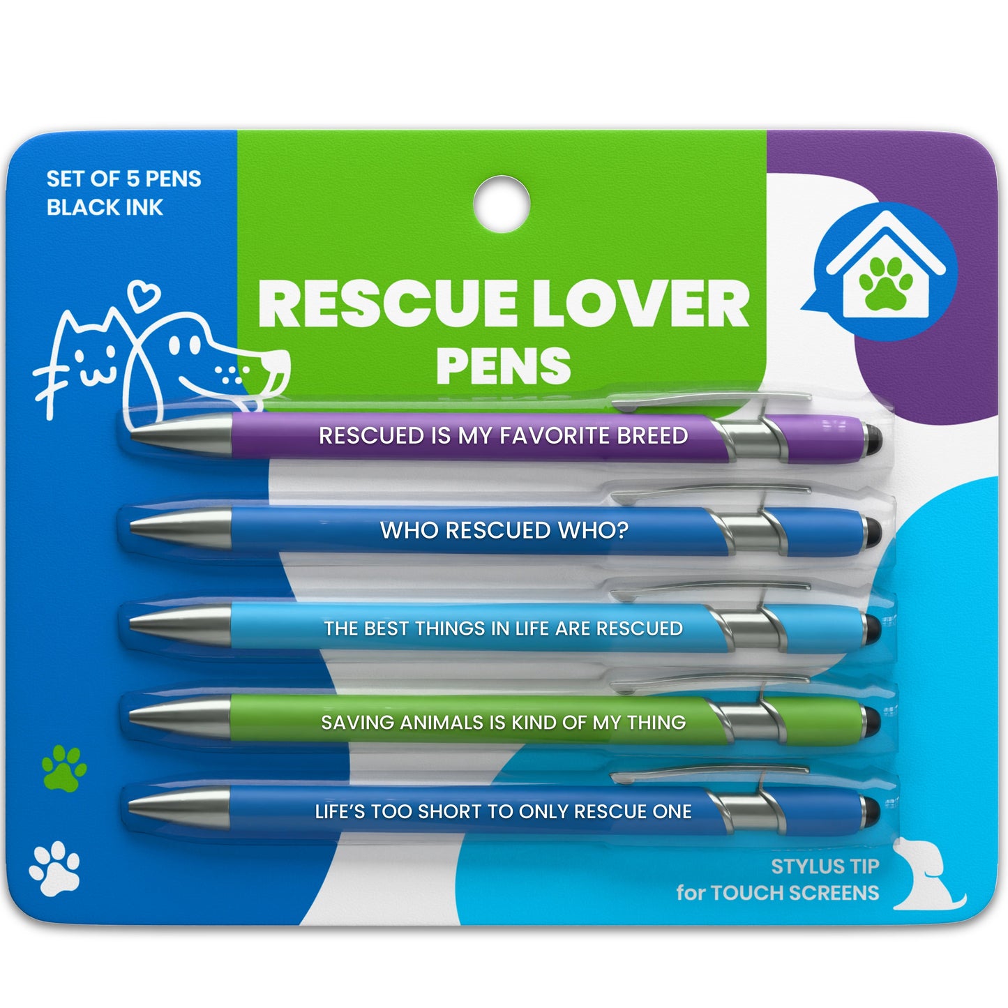 Sets de lápices táctiles con motivos de perros