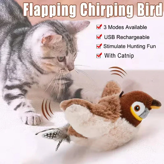 Chirpy Bird Cat Toy