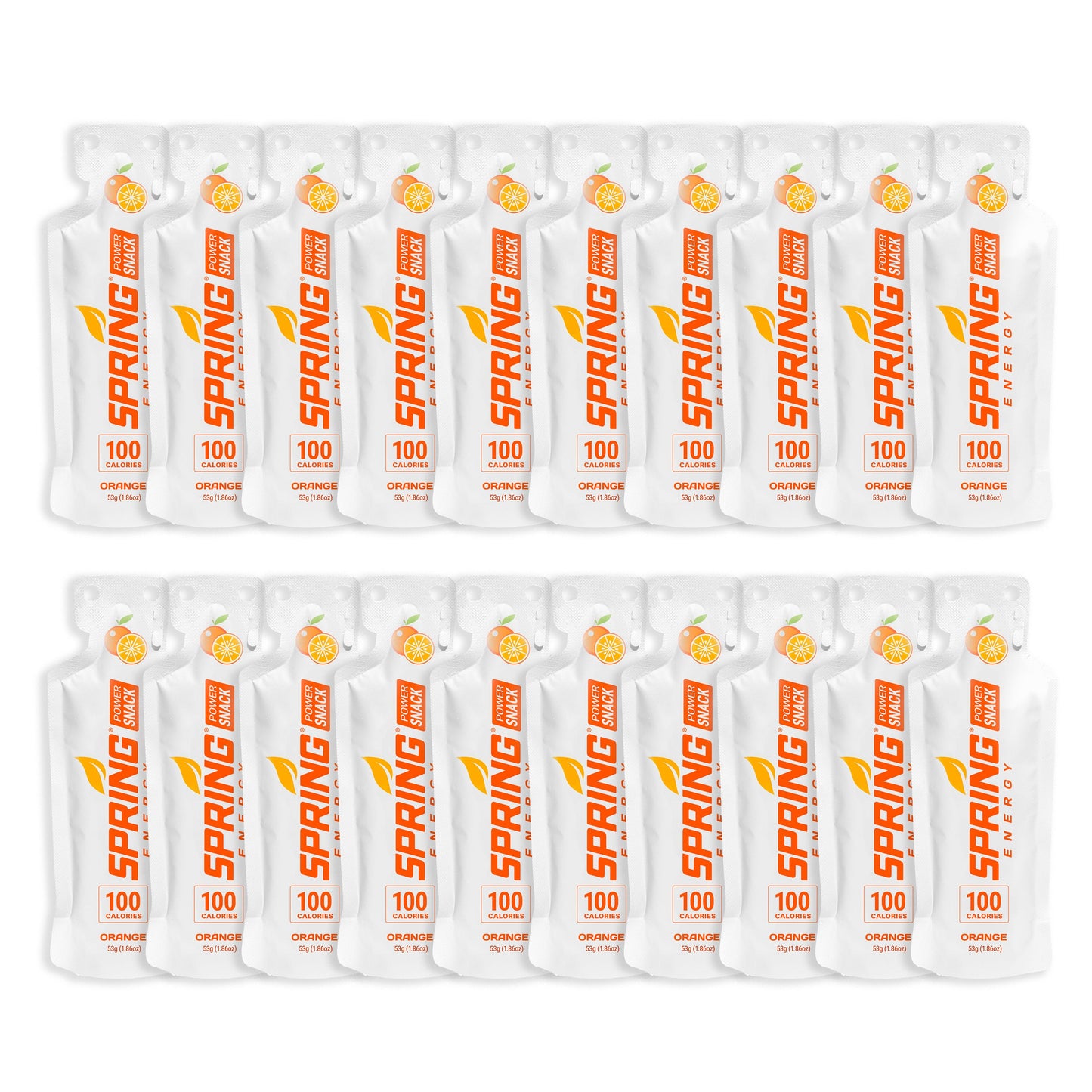Orange - Barre énergétique (Vegan) 100 Kcal