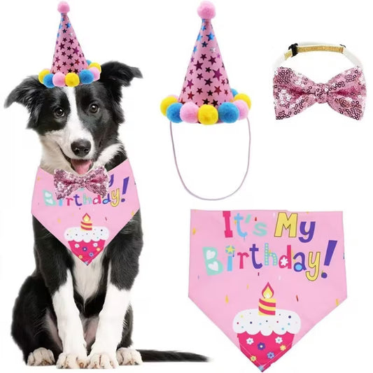 Birthday Bandana Set