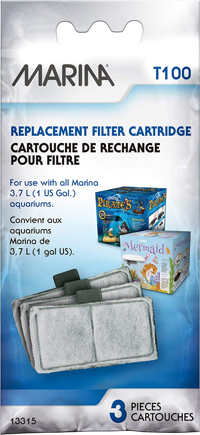Cartouche filtrante de rechange supérieure, paquet de 3