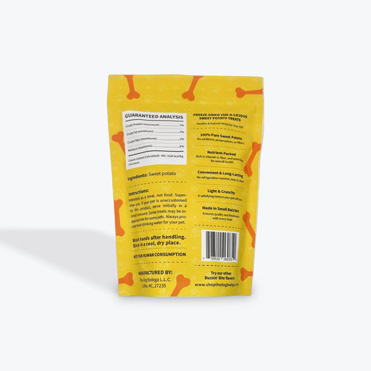 Single Ingredient, High Value Freeze-Dried Training Treats for Dogs & Cats - Sweet Potato