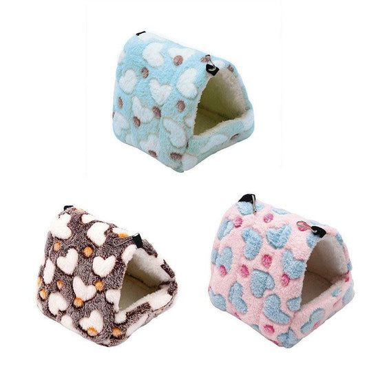 L Size Hammock Nest Ferret Rabbit Guinea Pig Rat Hamster Mice Bed Toy Warmer House-1