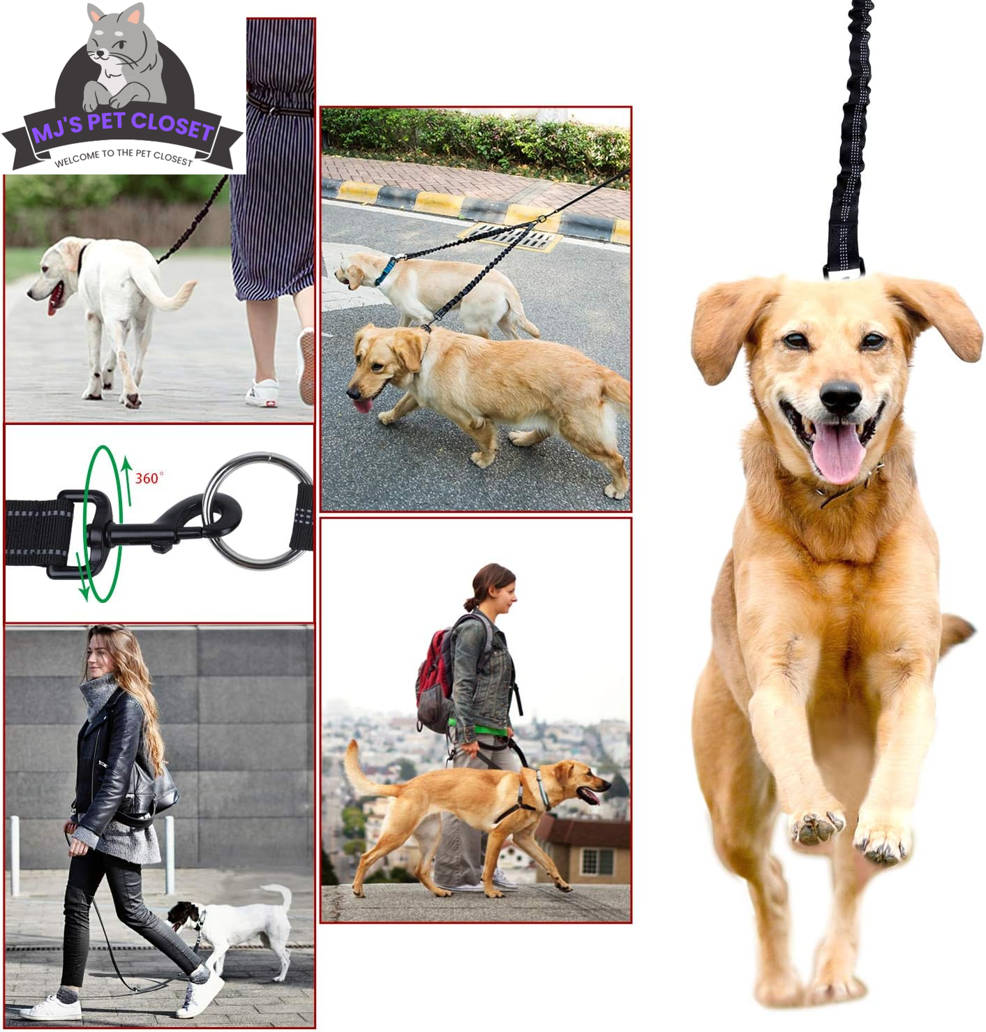¡Pasea a tus perros con estilo! 🐾✨ Echa un vistazo a nuestra correa doble giratoria de 360° para perros - ¡Sin enredos, máxima comodidad! ¡Perfecta para dos cachorros de hasta 90 kg! 🐶❤️