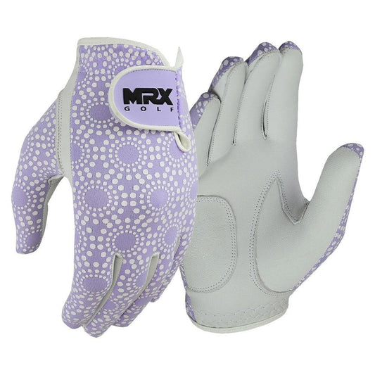 Nouveaux Gants de Golf pour Femme en Cuir Cabretta Violet
