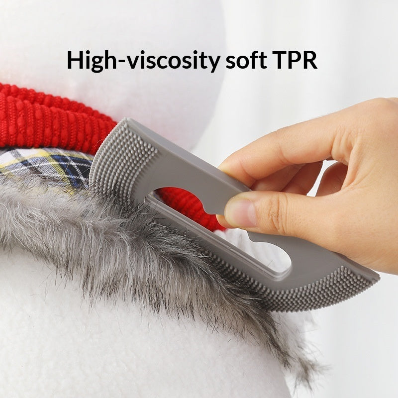 Cepillo de silicona para quitar pelos de mascotas, raspador de polvo y pelo lavable