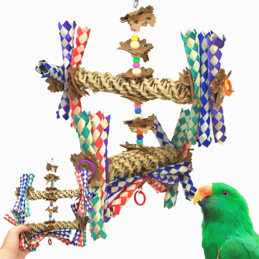 Grand jouet perroquet