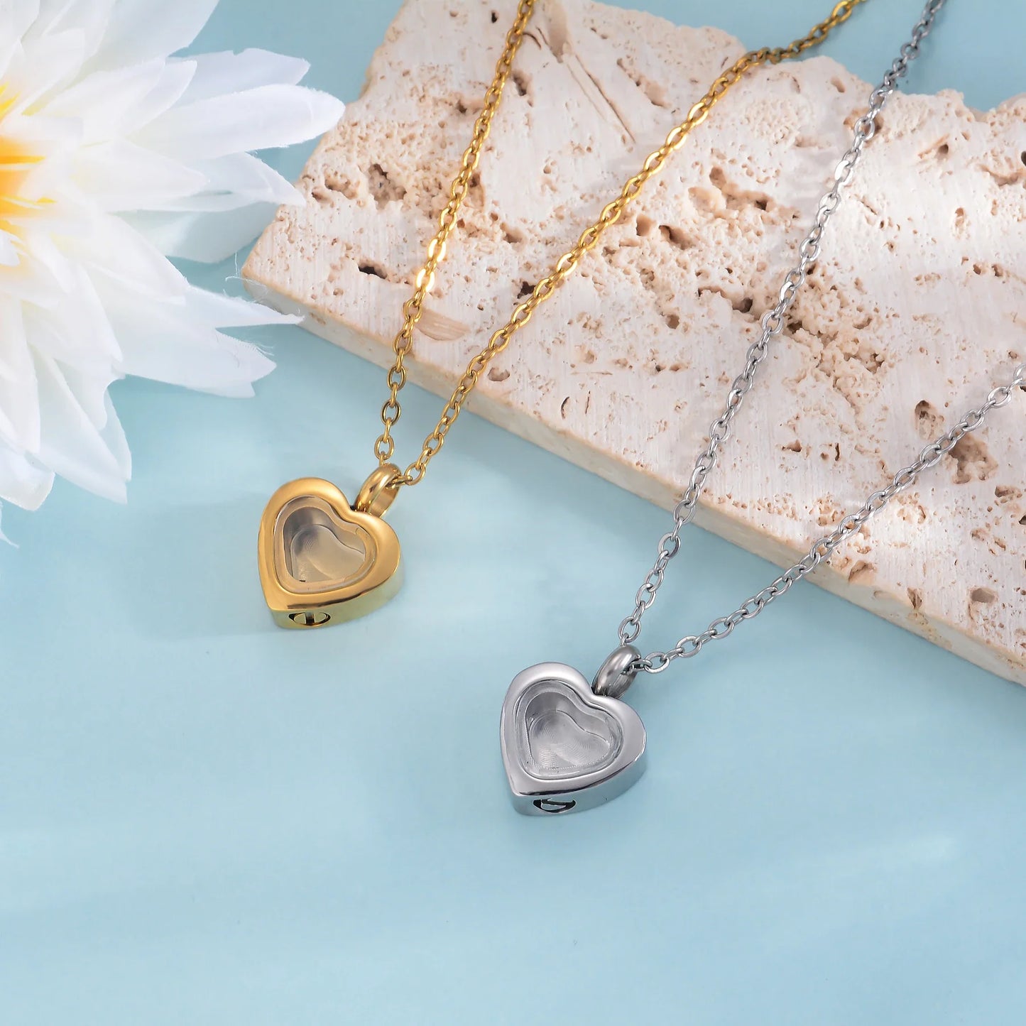 Heartfelt Memorial Ashes Necklace