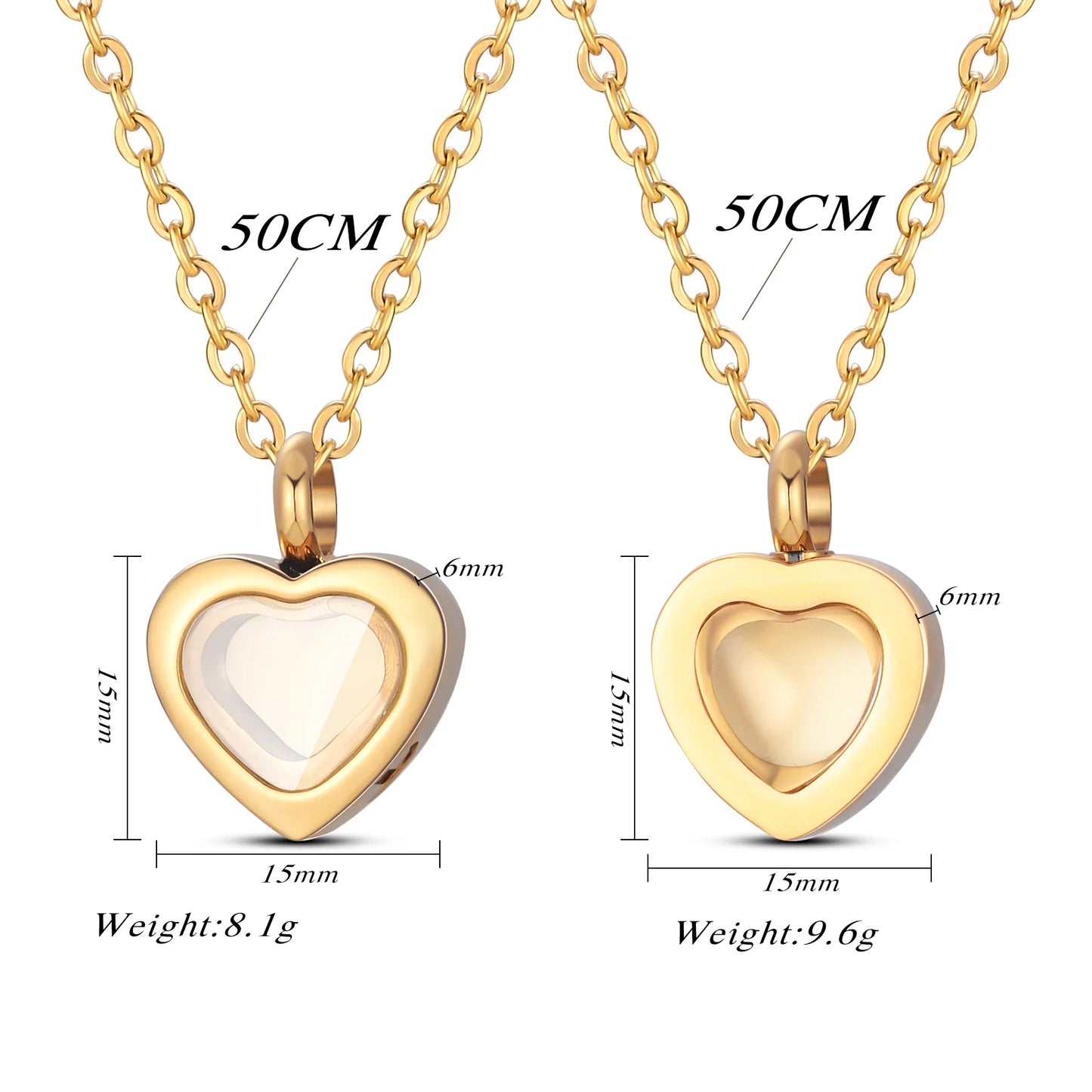 Heartfelt Memorial Ashes Necklace