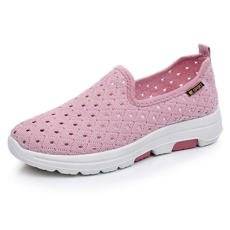 Chaussures confortables pour femmes, à enfiler, pour la marche
