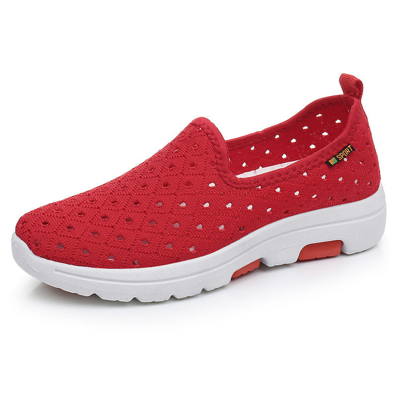 Chaussures confortables pour femmes, à enfiler, pour la marche