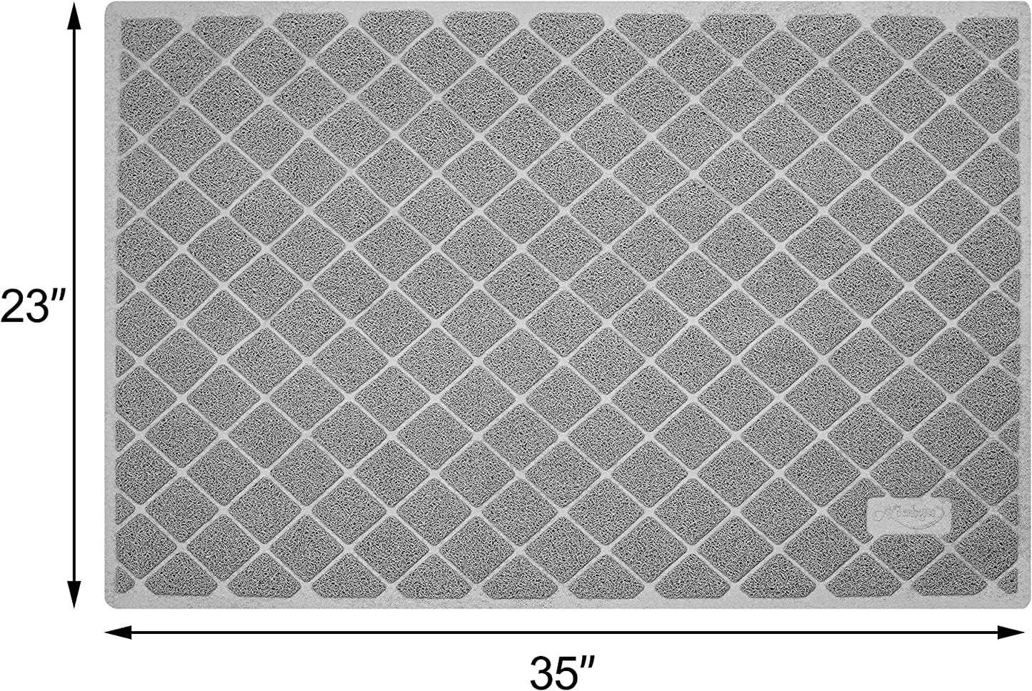 Tapis de litière pour chat de qualité supérieure, tapis de bac à litière avec support antidérapant et imperméable