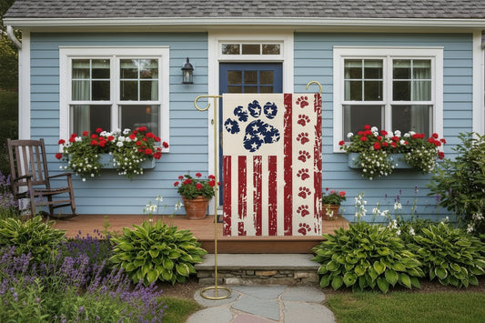 Pawtriotic Garden Flag