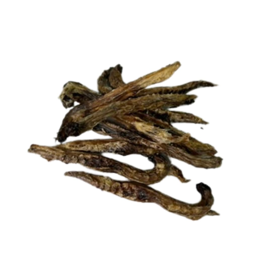 Premios para perros Quail Crunch Sticks, 10 unidades, espinas de codorniz, golosinas gourmet deshidratadas y saludables para entrenamiento de perros, sabores premium que promueven la salud dental, sin aditivos artificiales para mascotas felices.