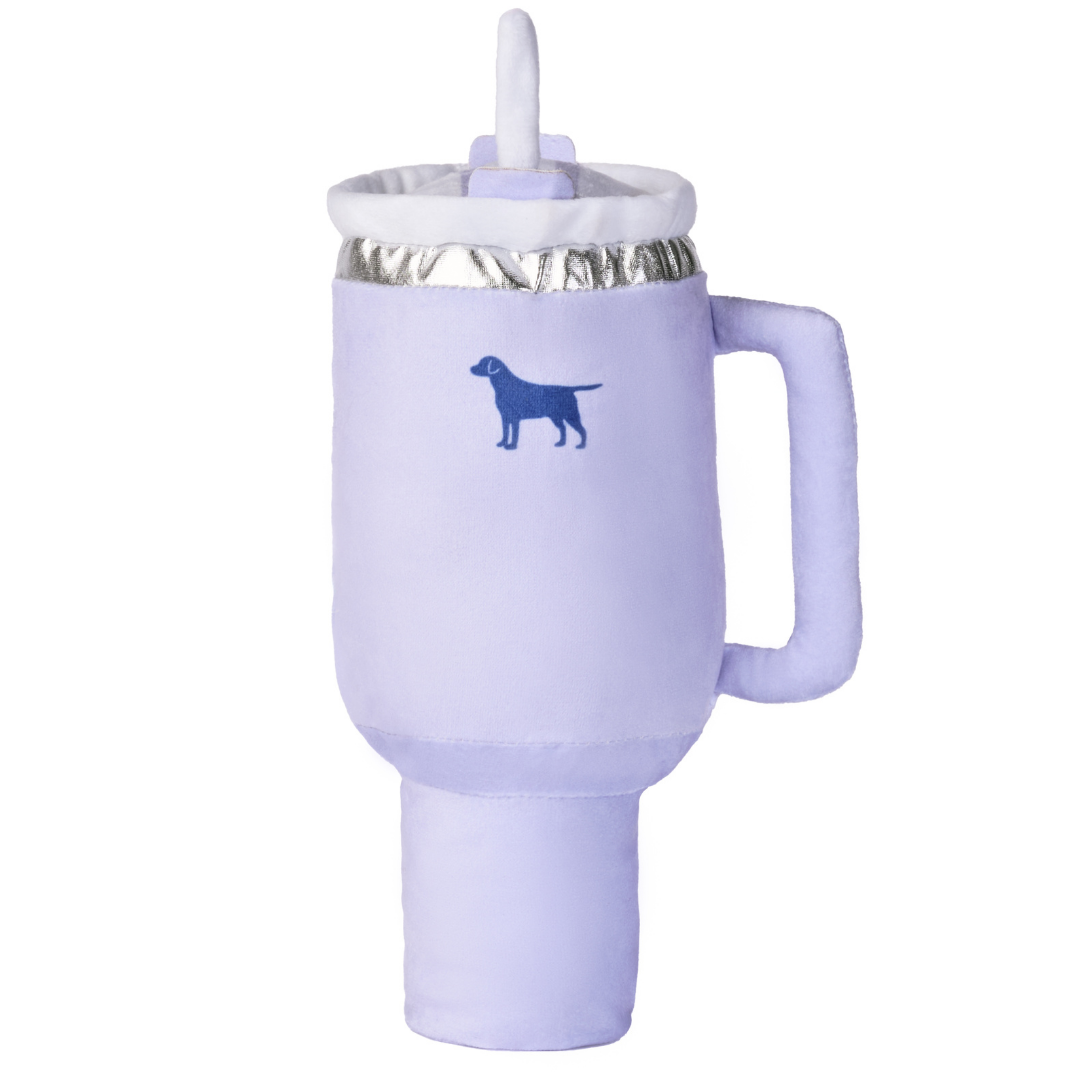 PUPROAR Pup Cup Juguete para perros | Lindo vaso de peluche con chirrido para perros