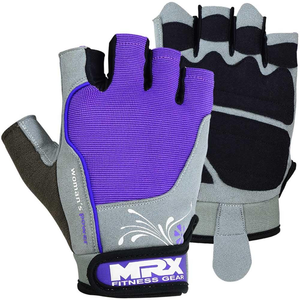 Guantes de levantamiento de pesas MRX para mujer para entrenamiento en gimnasio y ejercicios - Agarre duradero y cómodo