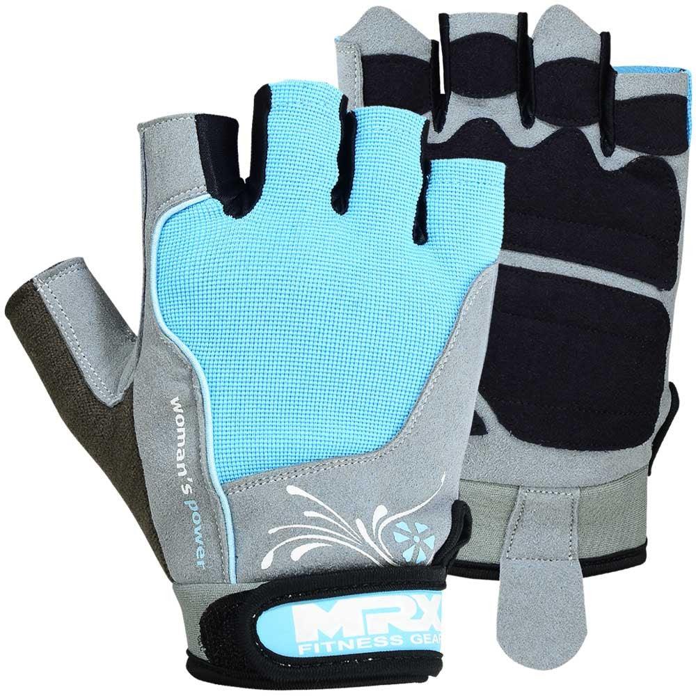 Guantes de levantamiento de pesas MRX para mujer para entrenamiento en gimnasio y ejercicios - Agarre duradero y cómodo