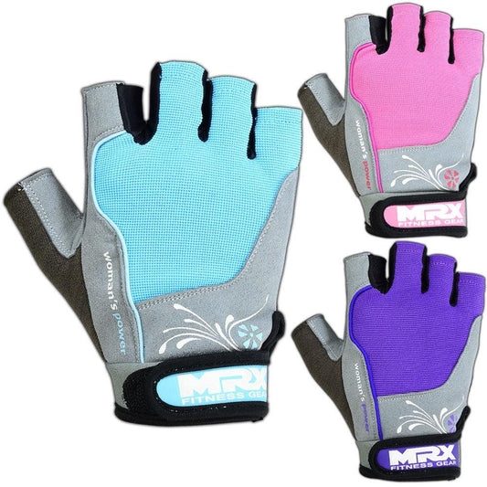 Gants d'haltérophilie MRX pour femmes pour l'entraînement en salle de sport et les séances d'entraînement - Adhérence durable et confortable