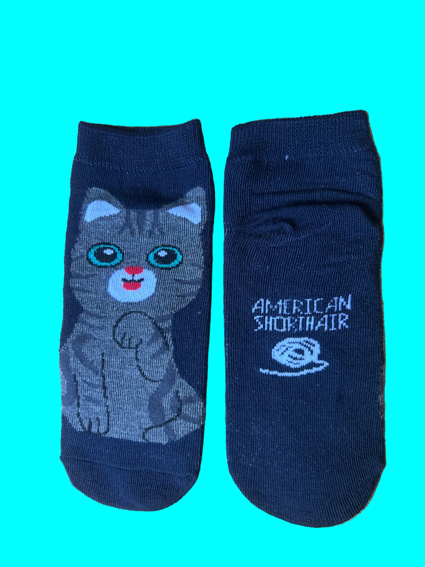 Low-Cut Socks- American Short Hair
