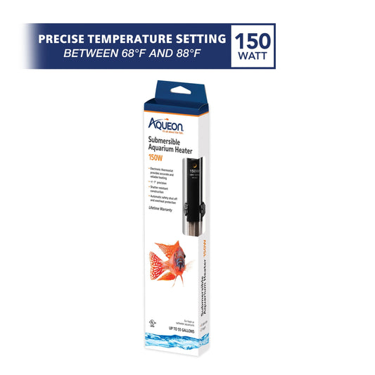 Chauffe-eau submersible pour aquarium, jusqu'à 208 litres