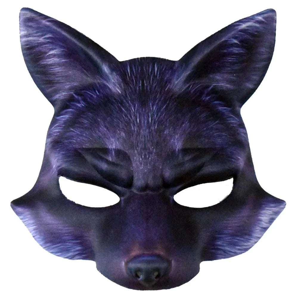 Máscara de espuma 3D realista de animales | Accesorio de disfraz de cosplay de cara completa