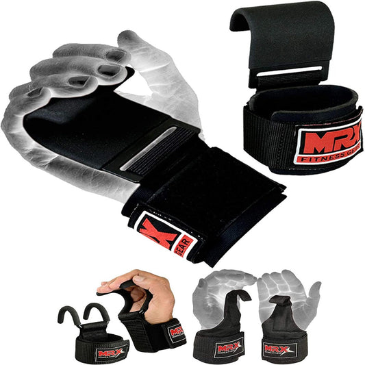 Crochets de levage en métal Mrx Musculation Gym Entraînement Soulevé de terre 3 styles