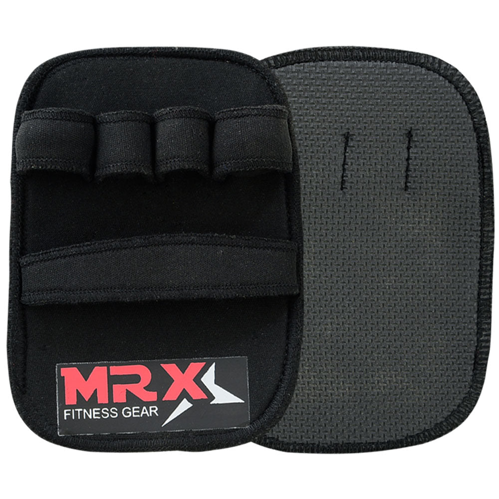 MRX Guantes de halterofilia, almohadillas de agarre, soporte de mano para levantamiento de pesas