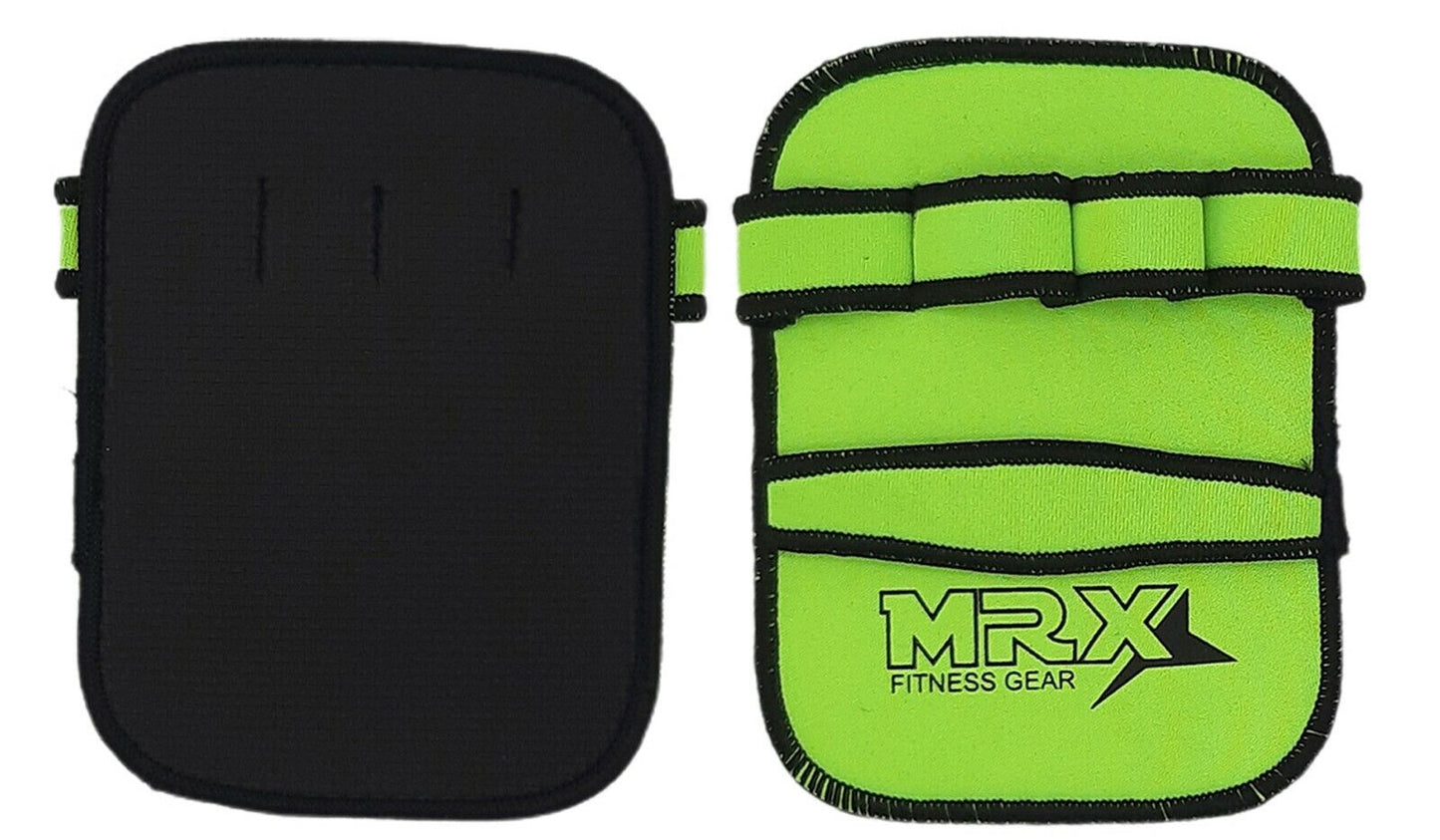 MRX Guantes de halterofilia, almohadillas de agarre, soporte de mano para levantamiento de pesas