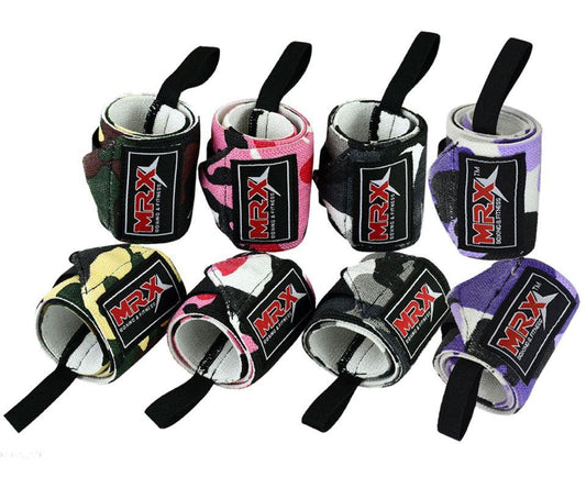 Sangles de poignet MRX pour haltérophilie, musculation, gym, entraînement, levage