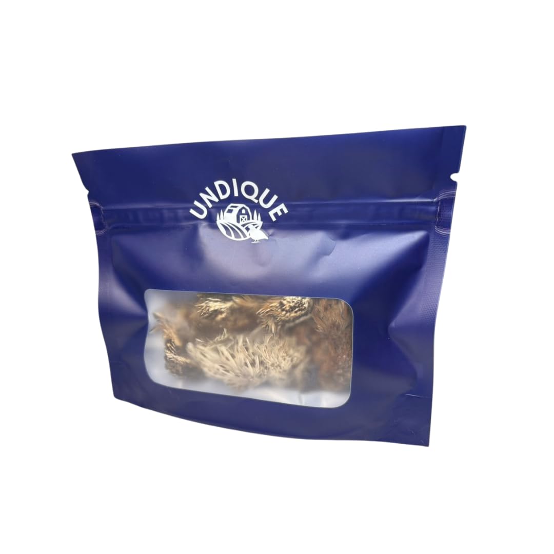 Fine Feline Feasts Quail Heads - Premios Gourmet para Gatos, Altos en Proteínas, Ricos en Nutrientes, Promueve Instintos Naturales, Piel y Pelaje Saludables, Ingredientes Mínimos, Paquete de 5