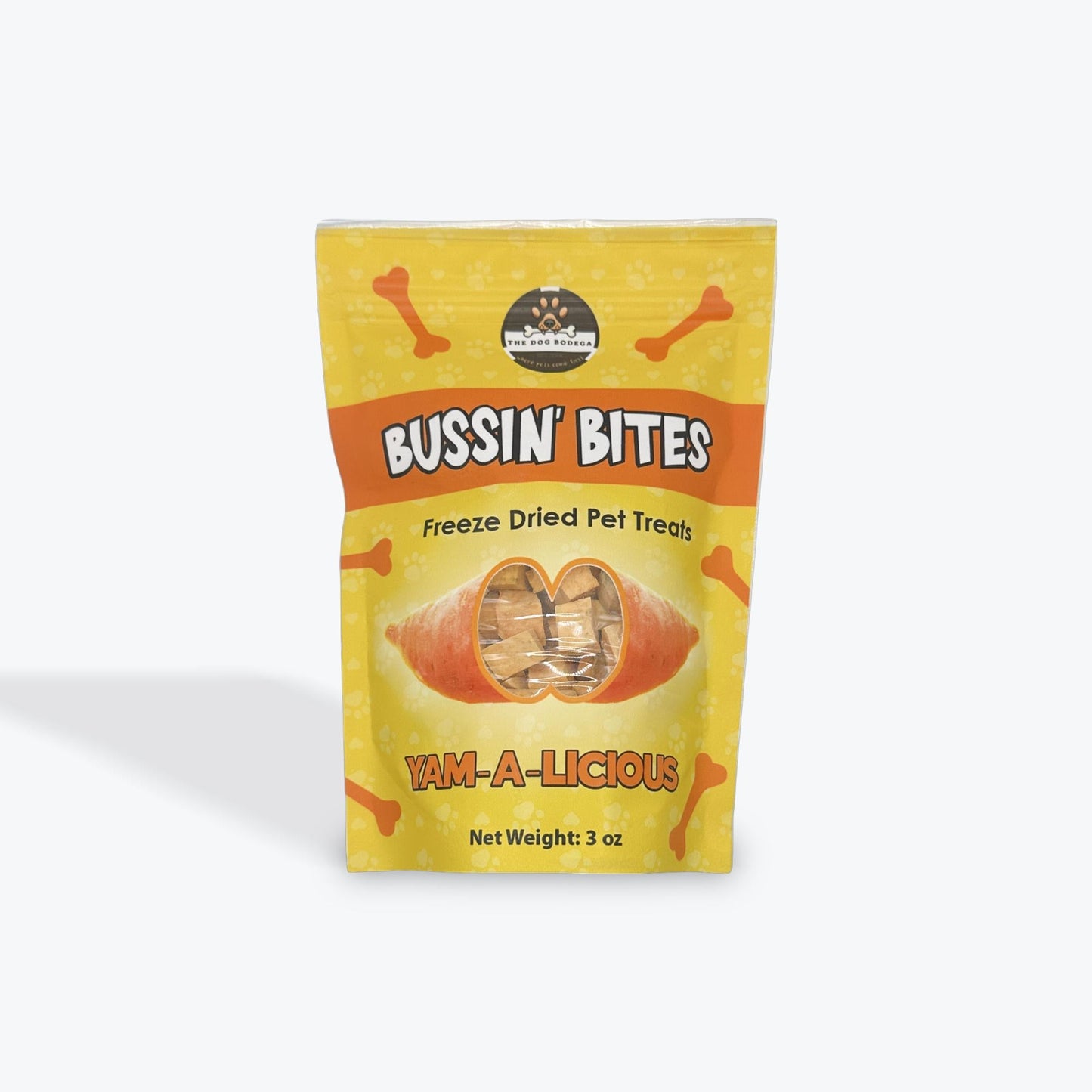 Friandises d'entraînement lyophilisées à ingrédient unique et de grande valeur pour chiens et chats - Patate douce