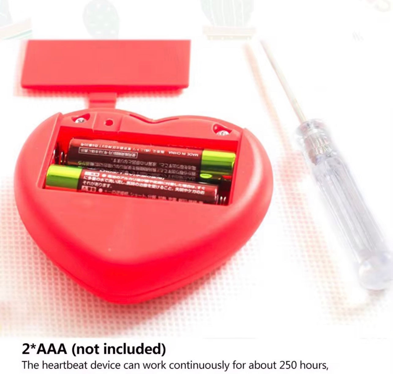 Plush Toy with Heartbeat Simulator