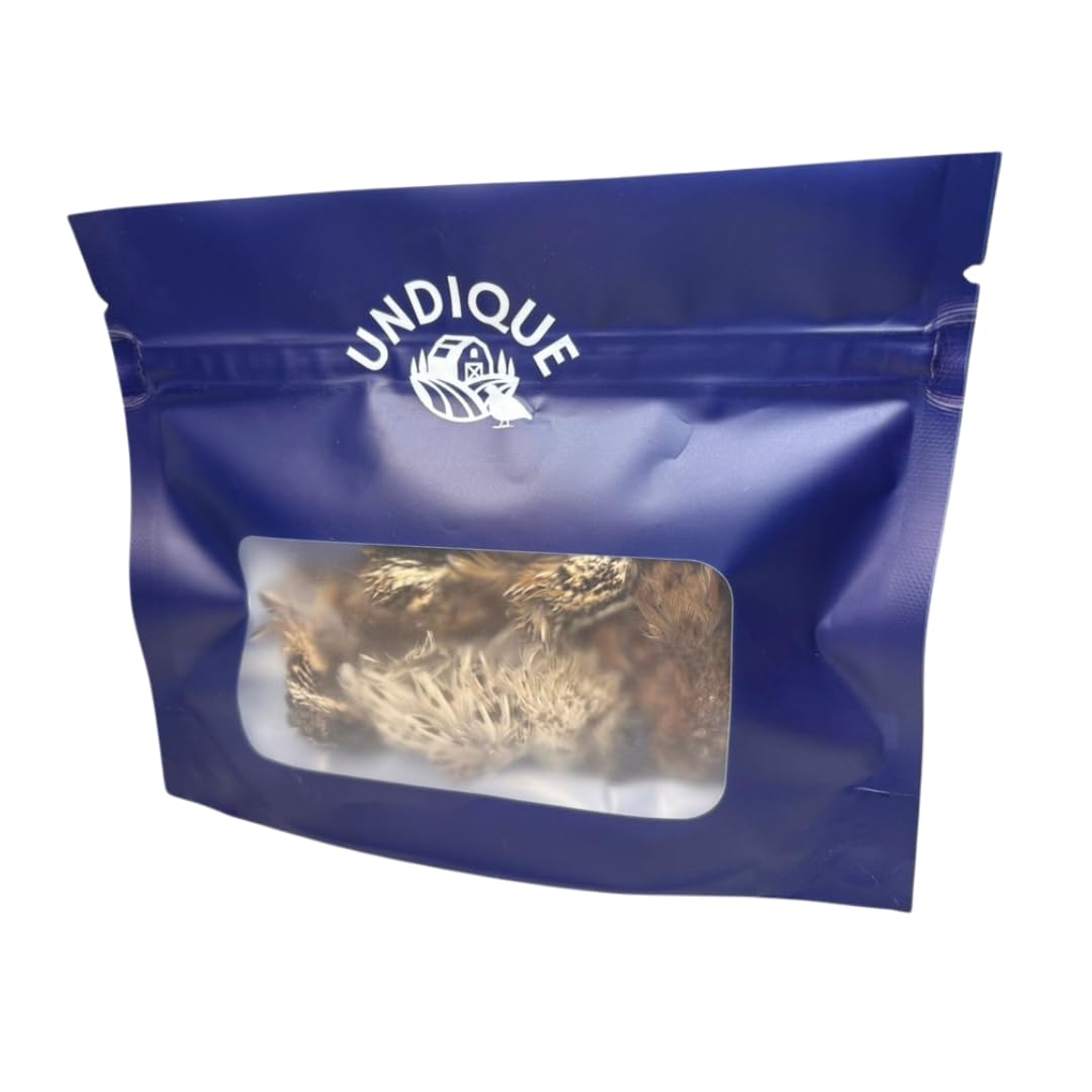 Fine Feline Feasts Quail Heads - Premios Gourmet para Gatos, Altos en Proteínas, Ricos en Nutrientes, Promueve los Instintos Naturales, Piel y Pelaje Saludables, Ingredientes Mínimos, Paquete de 10