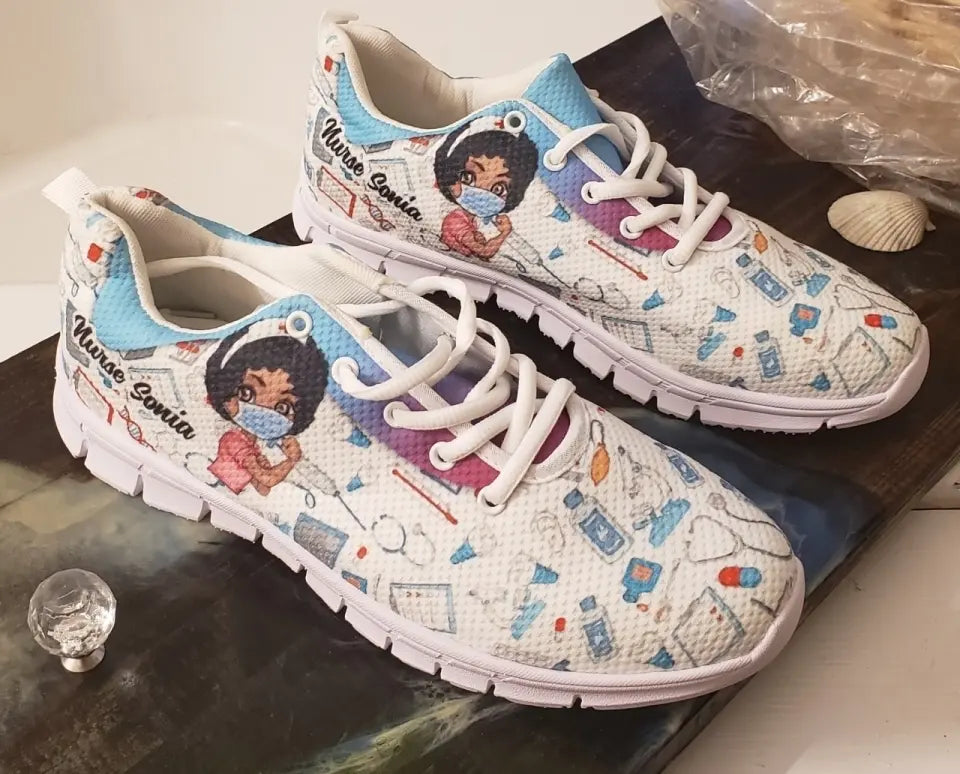 Zapatillas Personalizadas contra el Cáncer de Mama - Regalo para Amiga/Mujer - Nunca Caminarás Sola