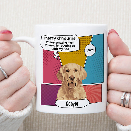Superbe Tasse Personnalisée Papa Maman Chien Chat Photo Personnalisée T760