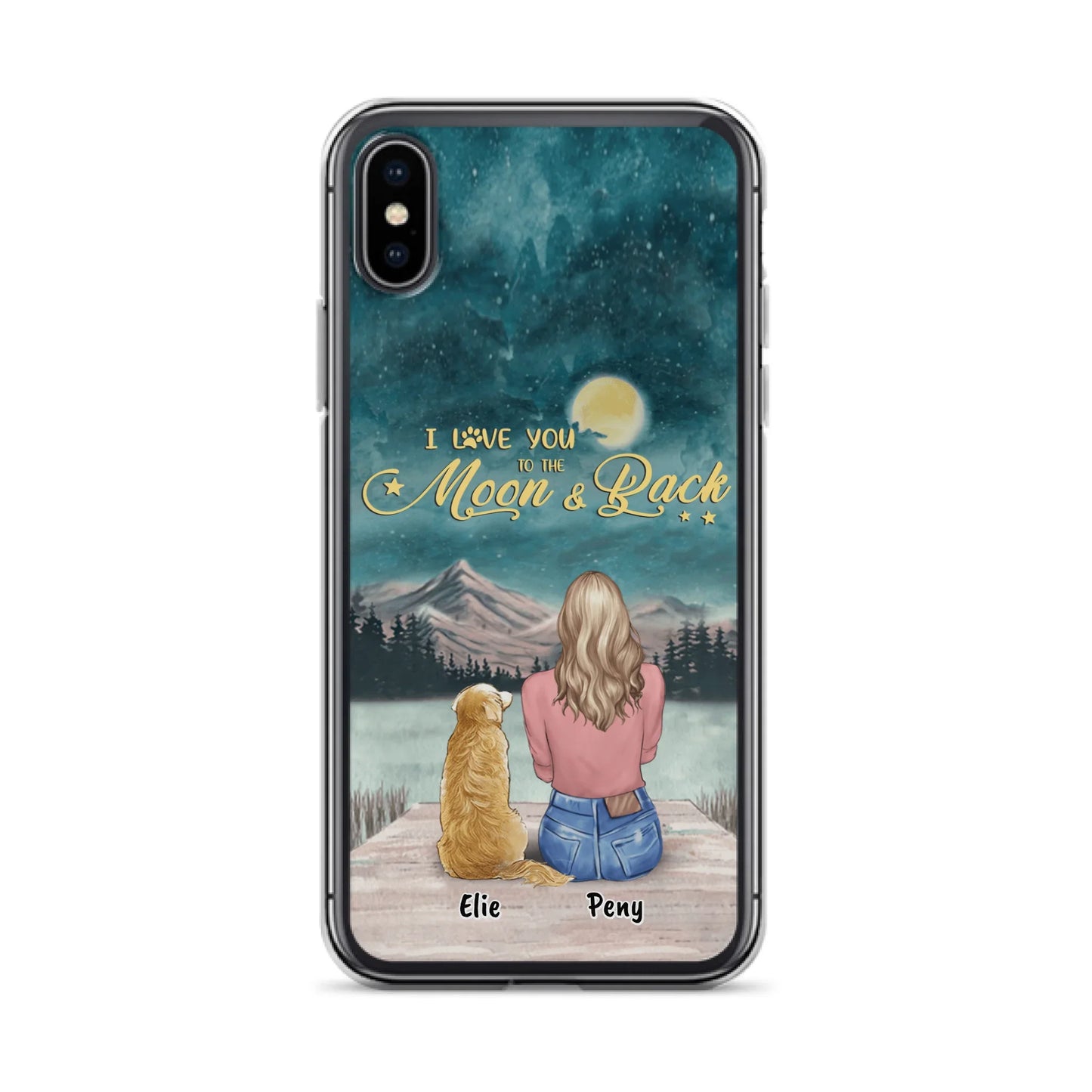 Coque de téléphone personnalisée pour maman d'animaux - jusqu'à 4 animaux - FD19NO