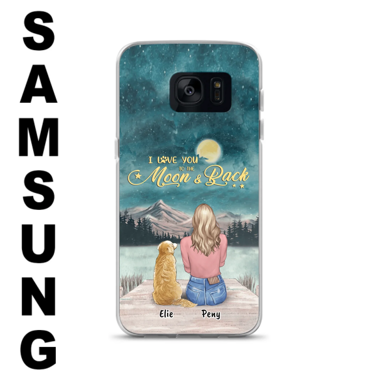 Coque de téléphone personnalisée pour maman d'animaux - jusqu'à 4 animaux - FD19NO