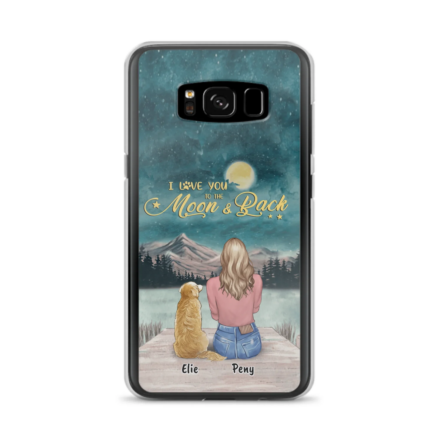 Coque de téléphone personnalisée pour maman d'animaux - jusqu'à 4 animaux - FD19NO