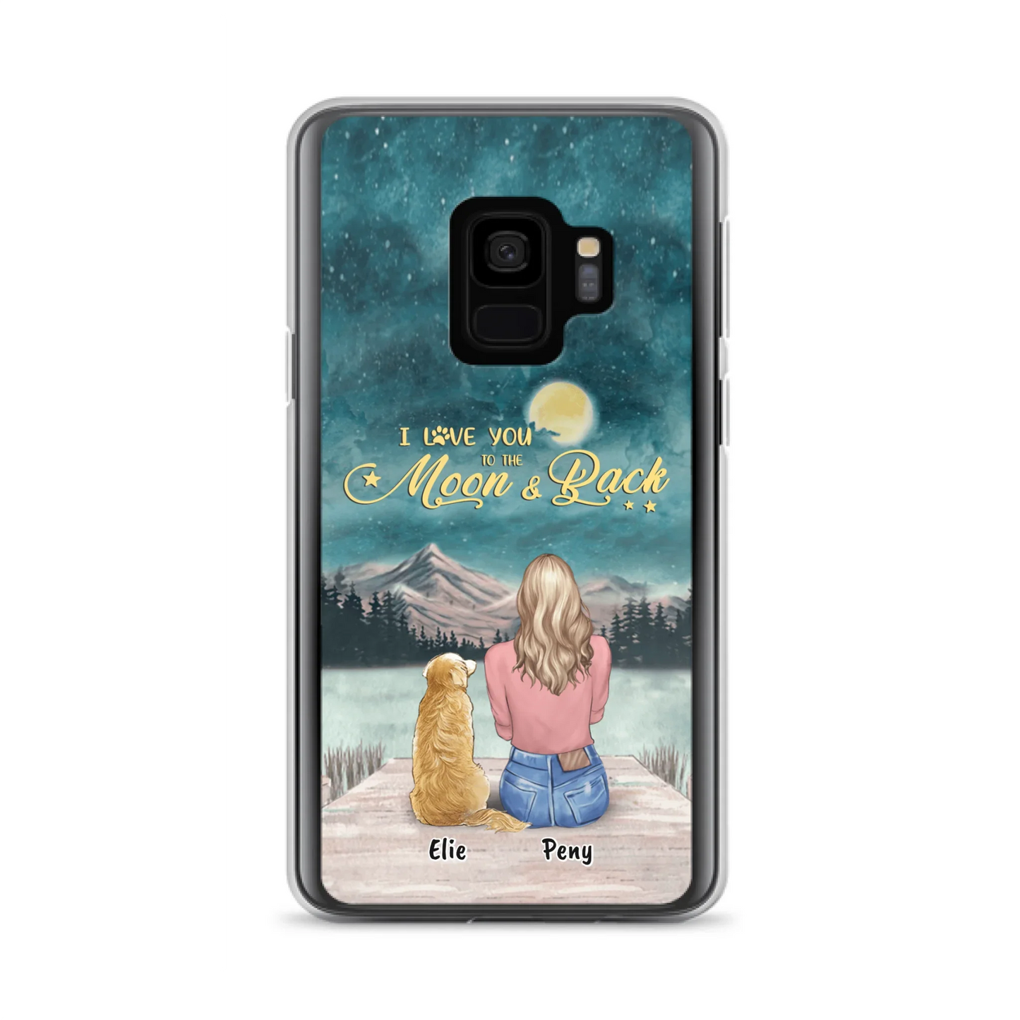 Coque de téléphone personnalisée pour maman d'animaux - jusqu'à 4 animaux - FD19NO