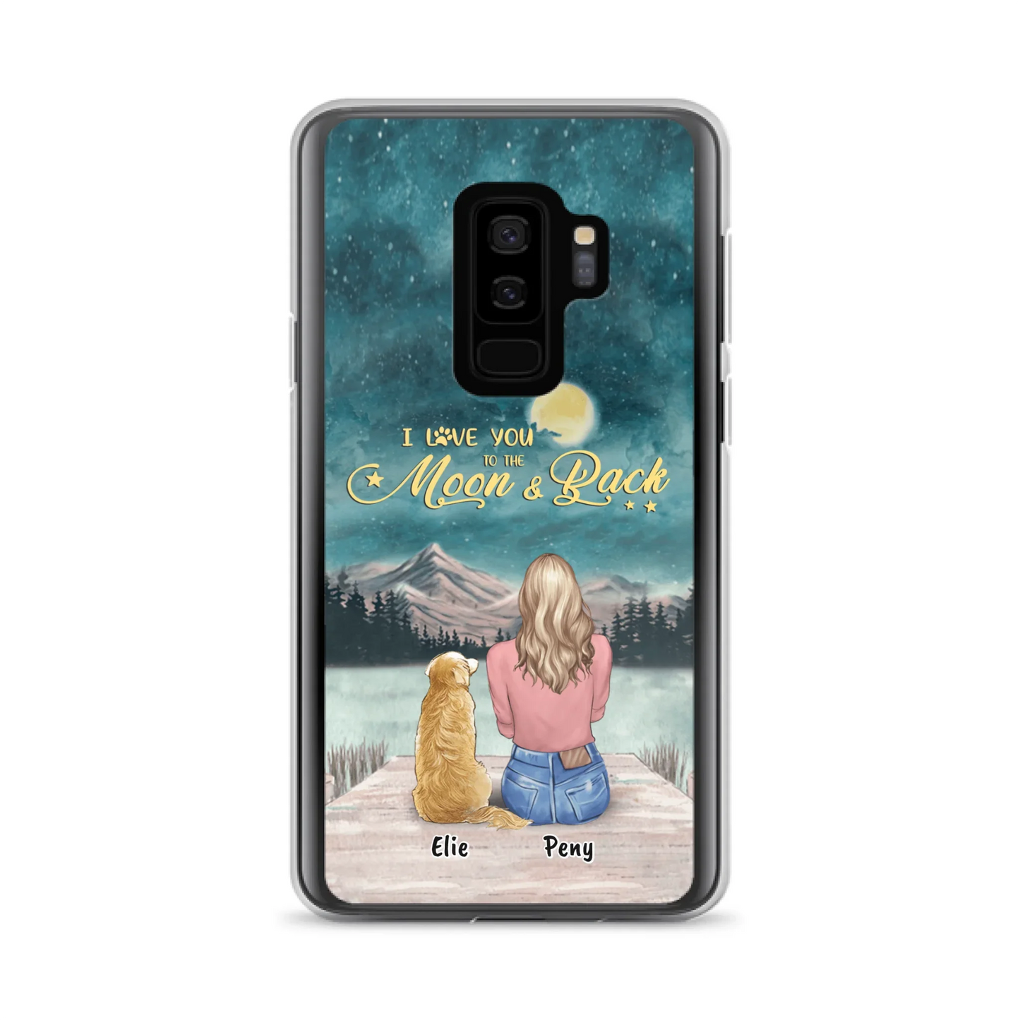 Coque de téléphone personnalisée pour maman d'animaux - jusqu'à 4 animaux - FD19NO