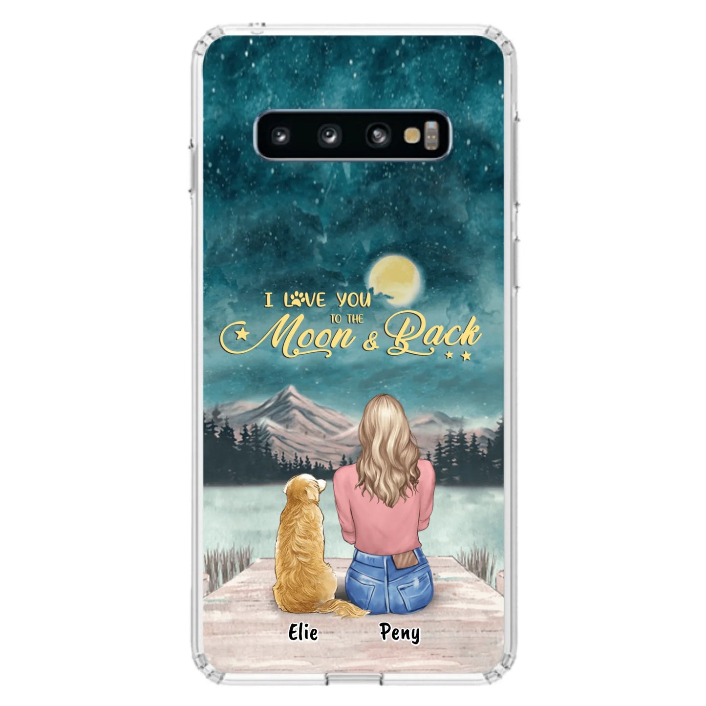 Coque de téléphone personnalisée pour maman d'animaux - jusqu'à 4 animaux - FD19NO