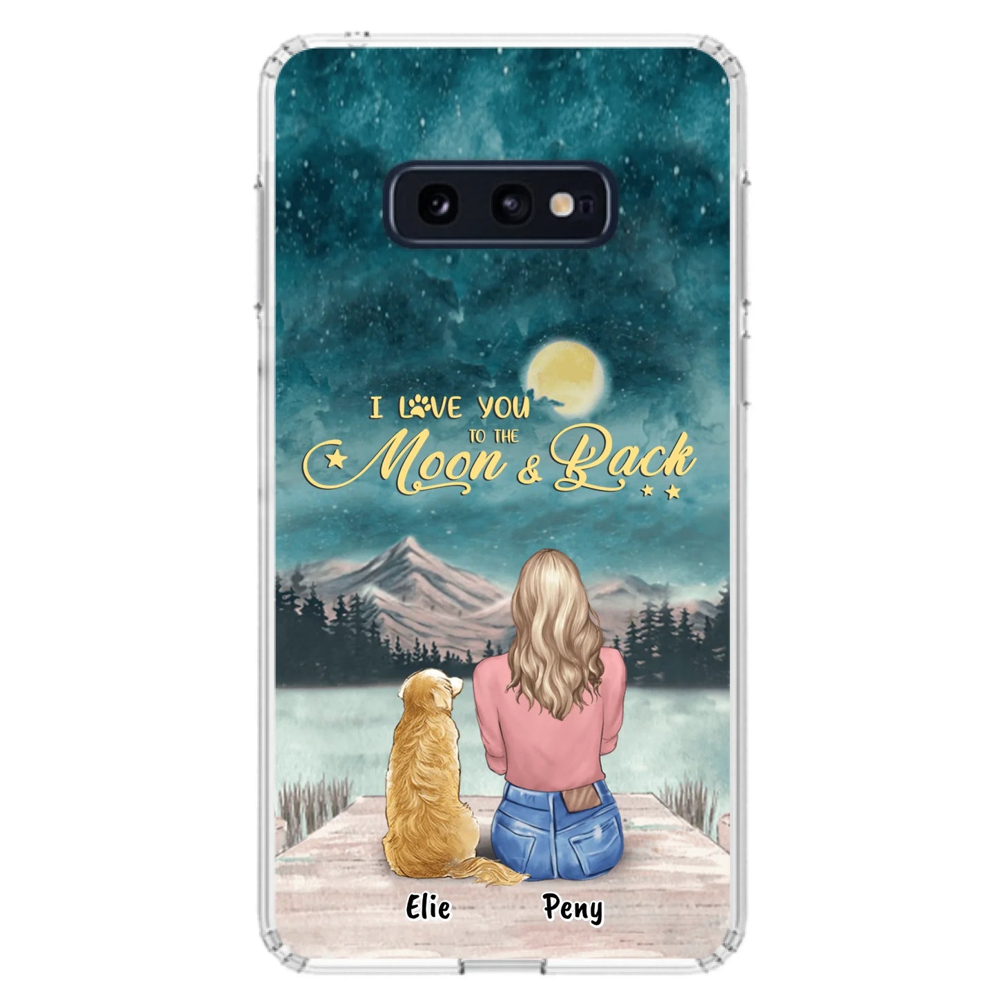 Coque de téléphone personnalisée pour maman d'animaux - jusqu'à 4 animaux - FD19NO