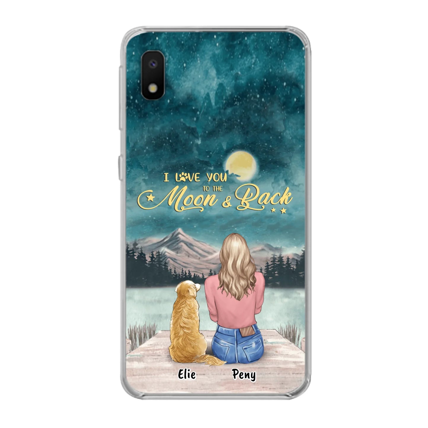 Coque de téléphone personnalisée pour maman d'animaux - jusqu'à 4 animaux - FD19NO