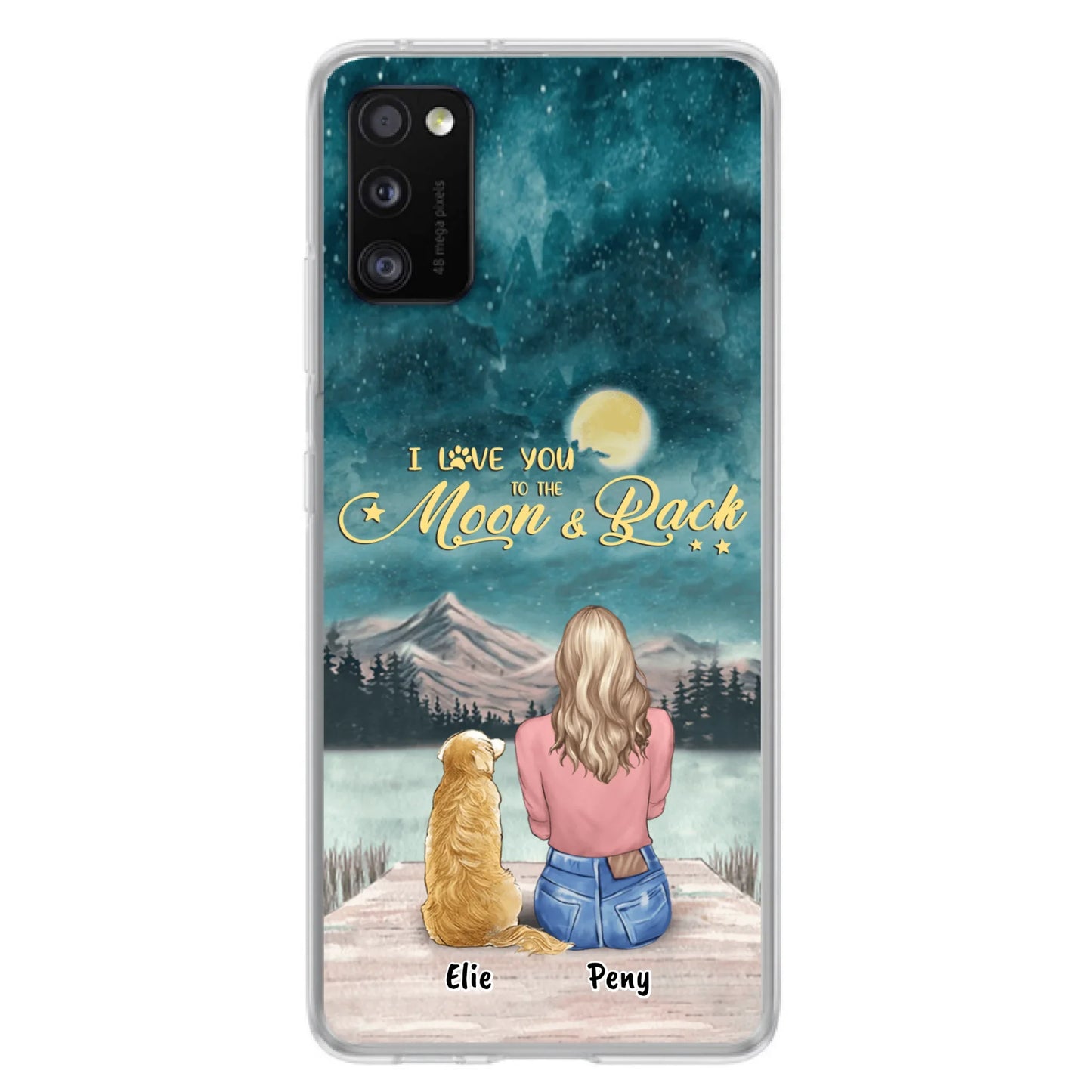 Coque de téléphone personnalisée pour maman d'animaux - jusqu'à 4 animaux - FD19NO