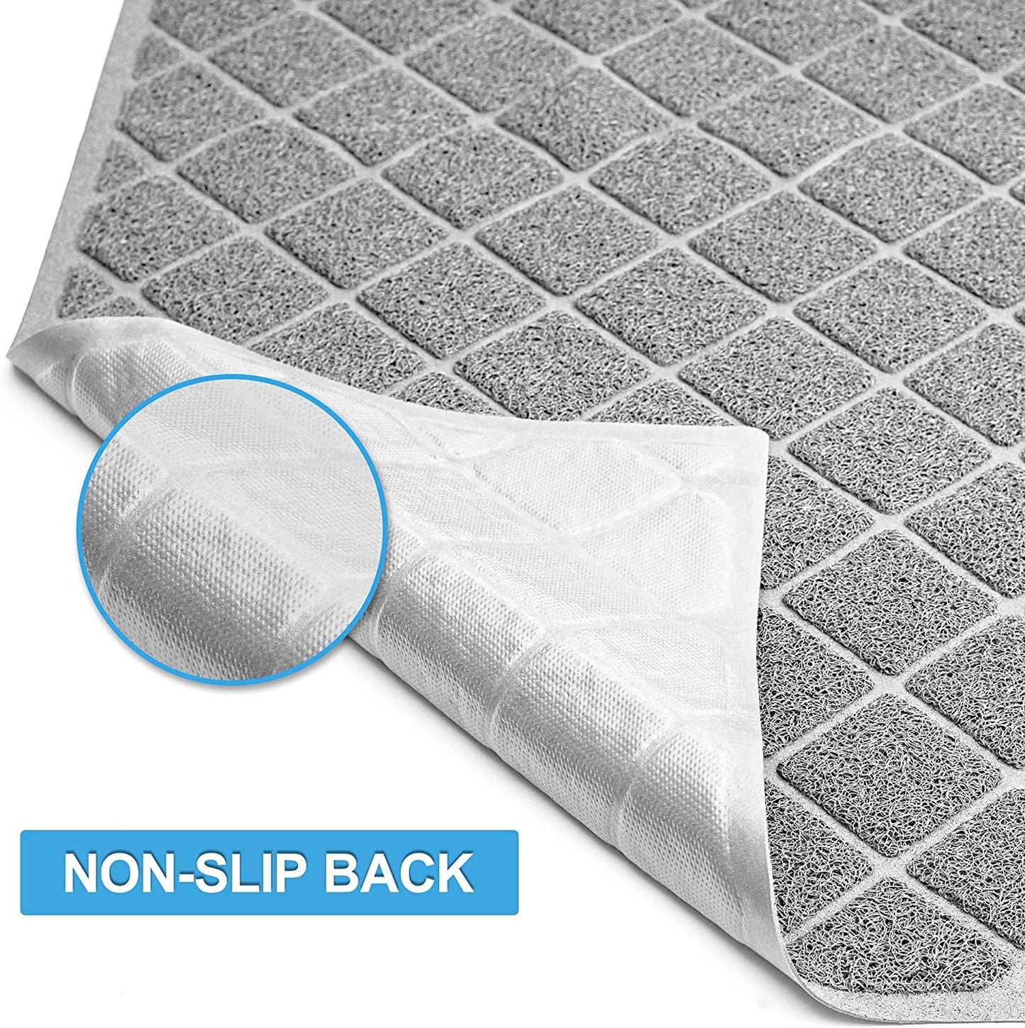 Tapis de litière pour chat de qualité supérieure, tapis de bac à litière avec support antidérapant et imperméable