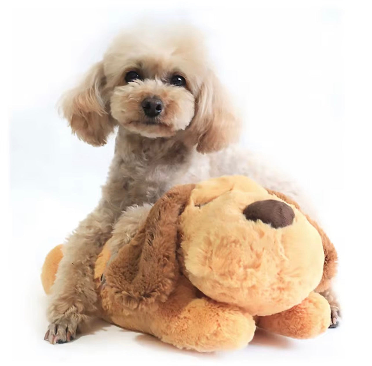 Plush Toy with Heartbeat Simulator